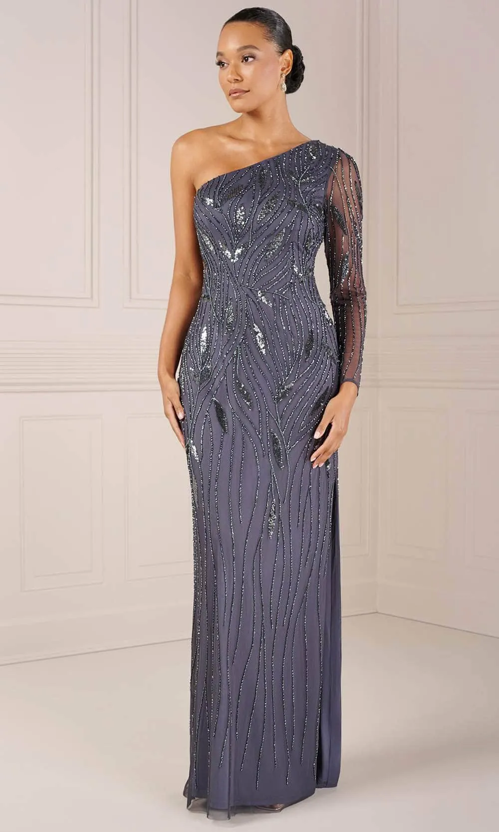 Adrianna Papell Platinum 40441 - Sheath Evening Dress