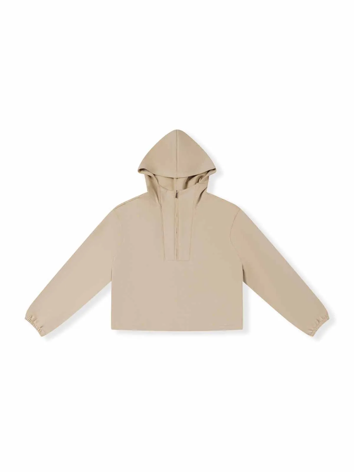 ASOBIO Cozy Drop Shoulder Half-Zip Pullover Hoodie