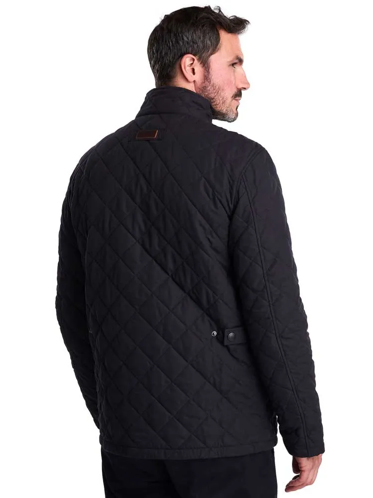 BARBOUR Shoveler Quilted Jacket - Mens - Navy