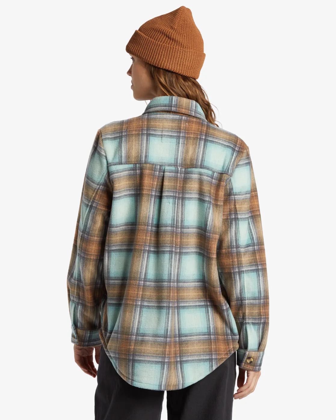 Billabong Forge Fleece Flannel Jacket - BLACK MULTI 1