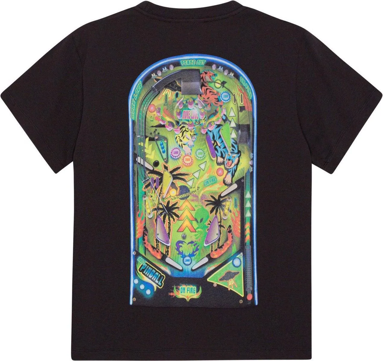 Boys Tops | Riley Pinball Dark T-Shirt | Molo