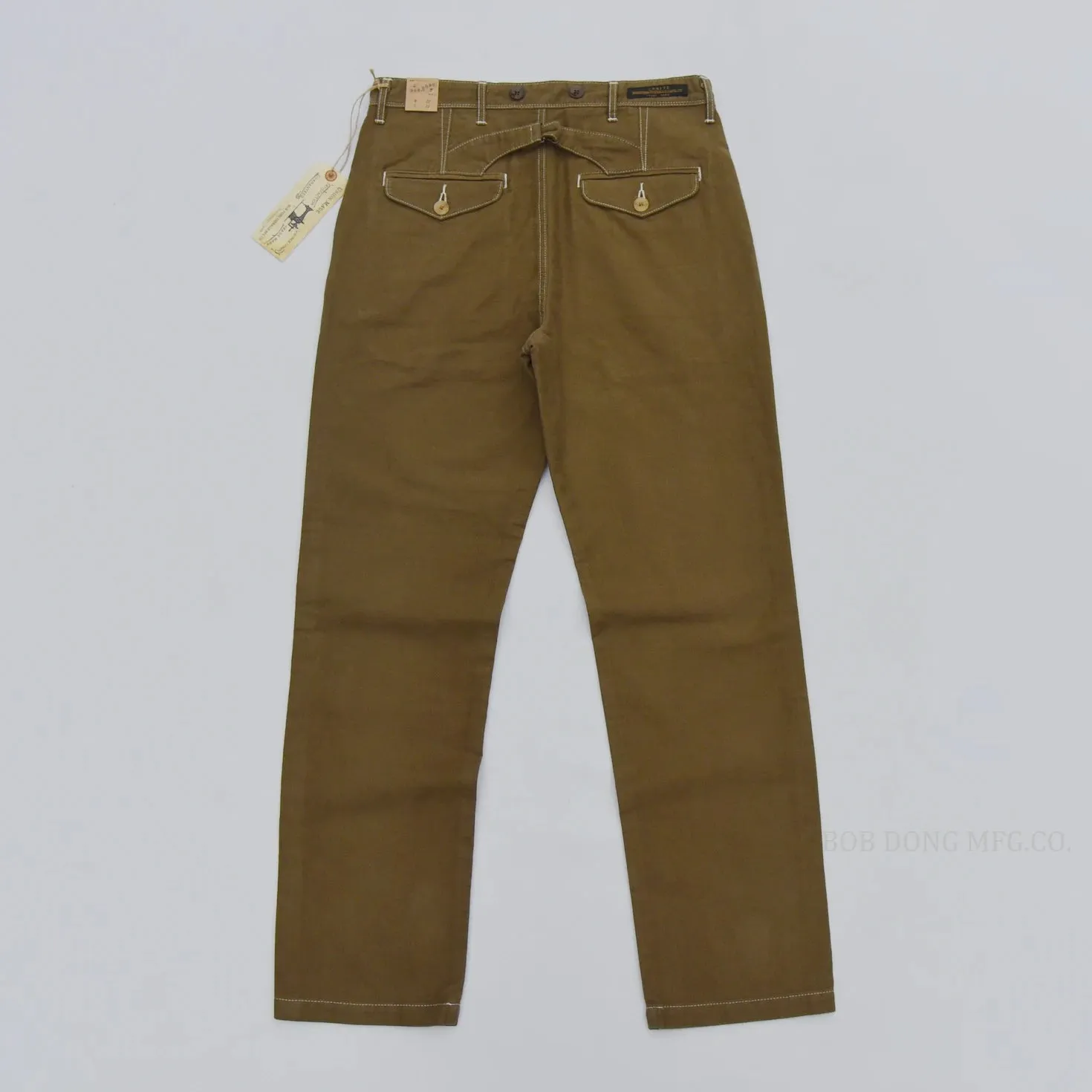 Casual Twill Chino Vintage Style Men's Pants