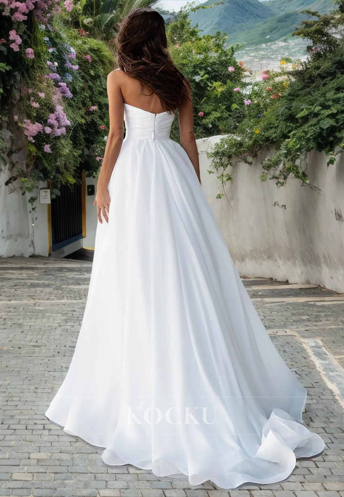 Classic & Timeless Sweetheart Sleeveless A-Line Beaded Wedding Dress