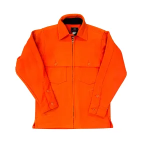 Double Cape Jac Shirt - Blaze Orange 100% Wool