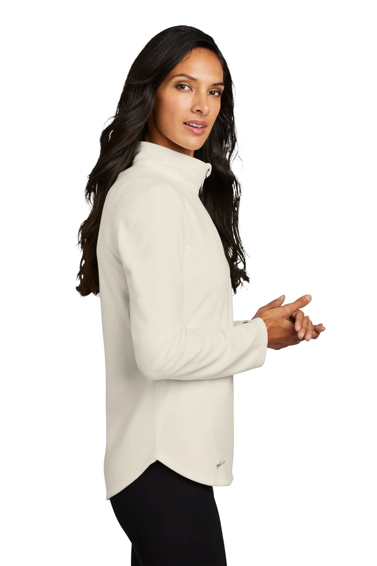 Eddie Bauer Ladies 1/2-Zip Custom Microfleece Jackets, Ivory