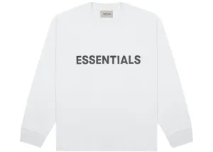 ESSENTIALS FOG 3D SILICON LONG SLEEVE WHITE