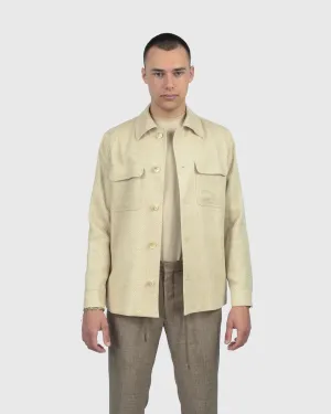 FANCKINO SARTORIA FSS24-339 HB SAND OVERSHIRT CHORE JACKET