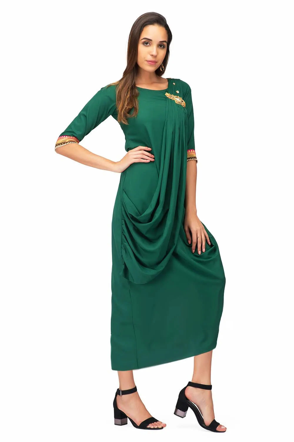 Green Draped Drama