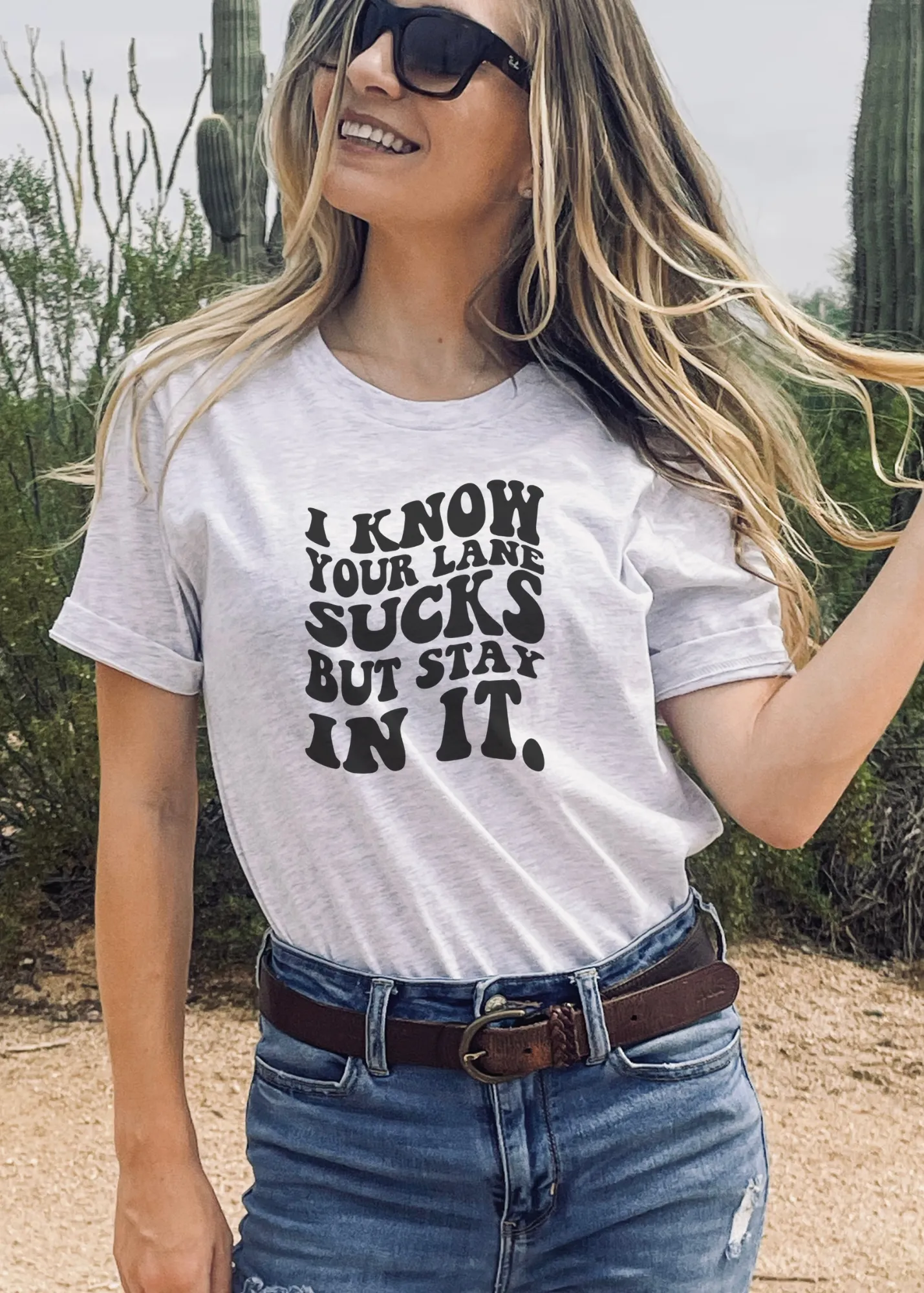 I Know Your Lane Sucks Short Sleeve Tee [4 Colors]