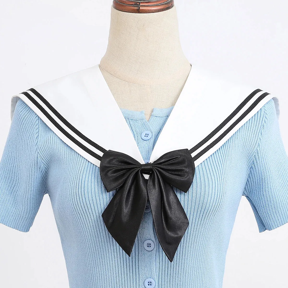 Kawaii Anime Cosplay Navy Fake Collar