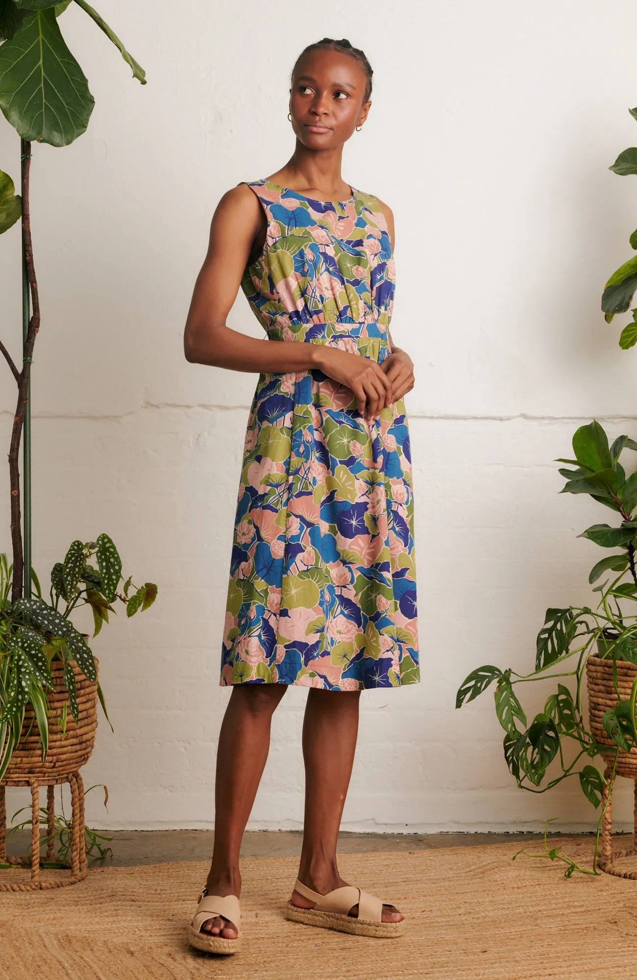 Lucy Lotus Flower Dress