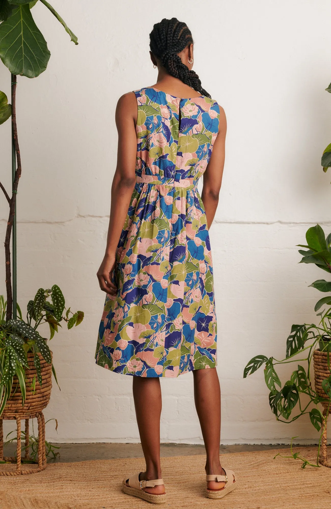 Lucy Lotus Flower Dress