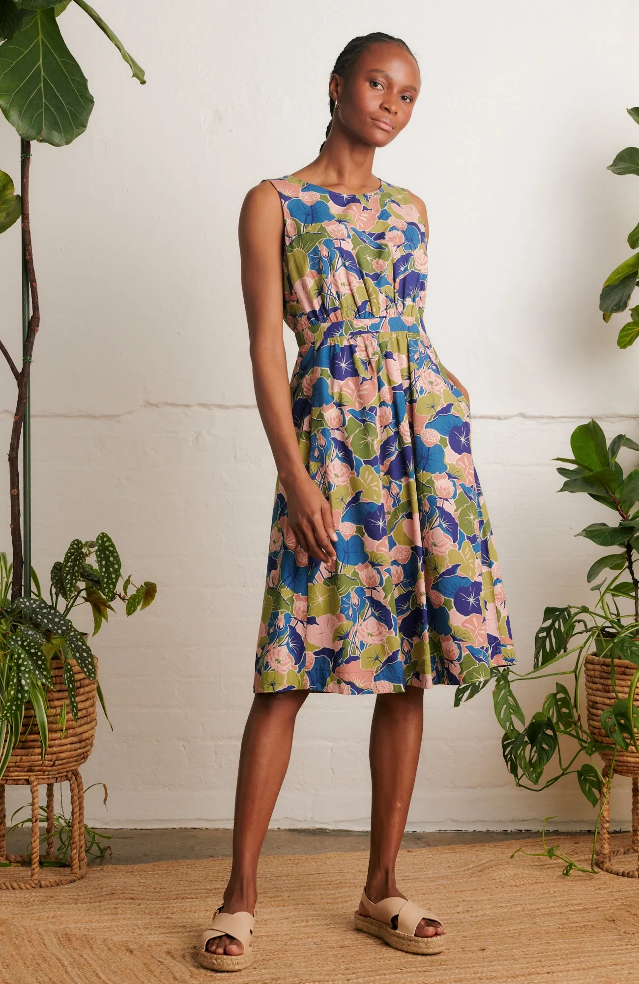 Lucy Lotus Flower Dress