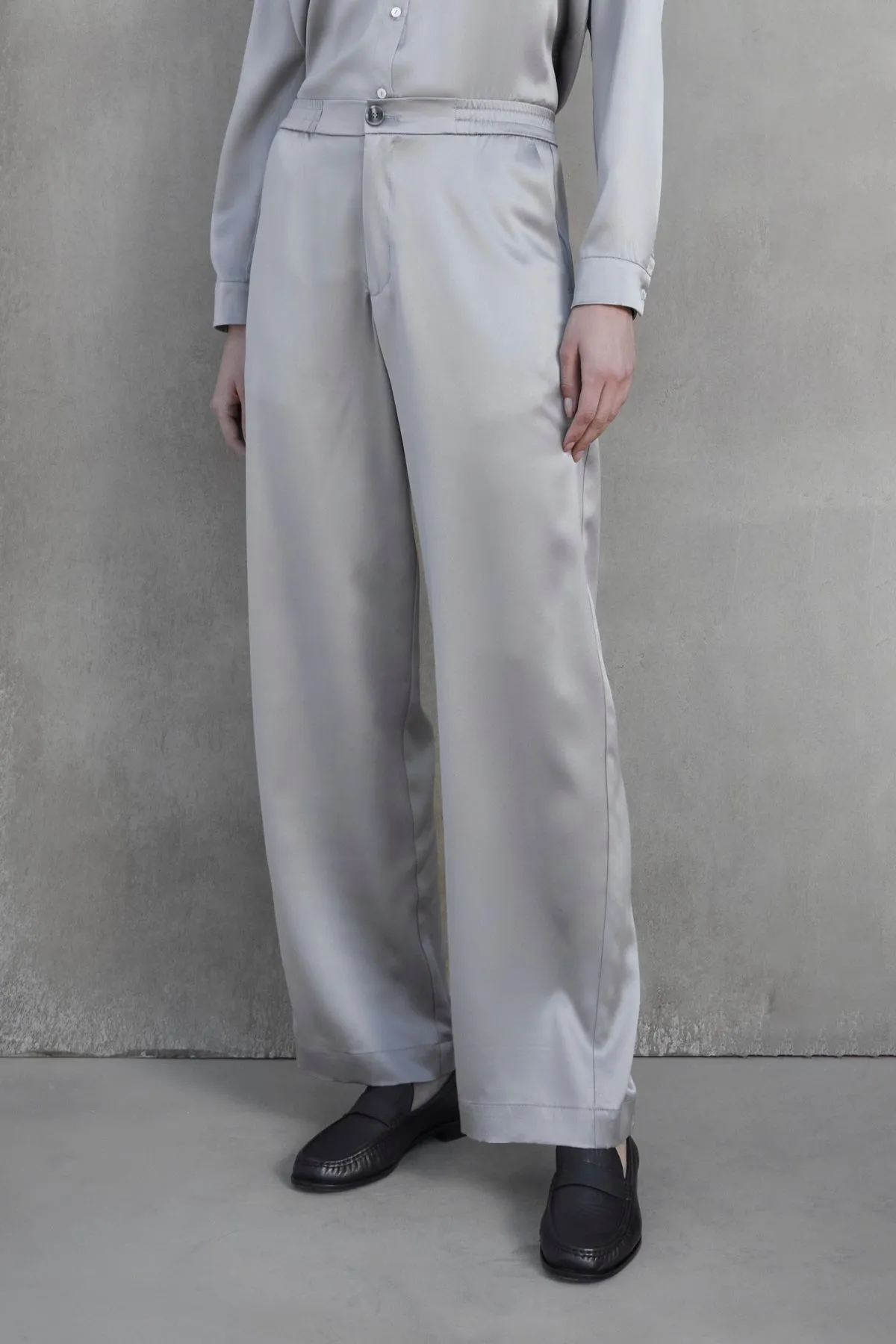 MODESTO SILK CHARMEUSE PANT