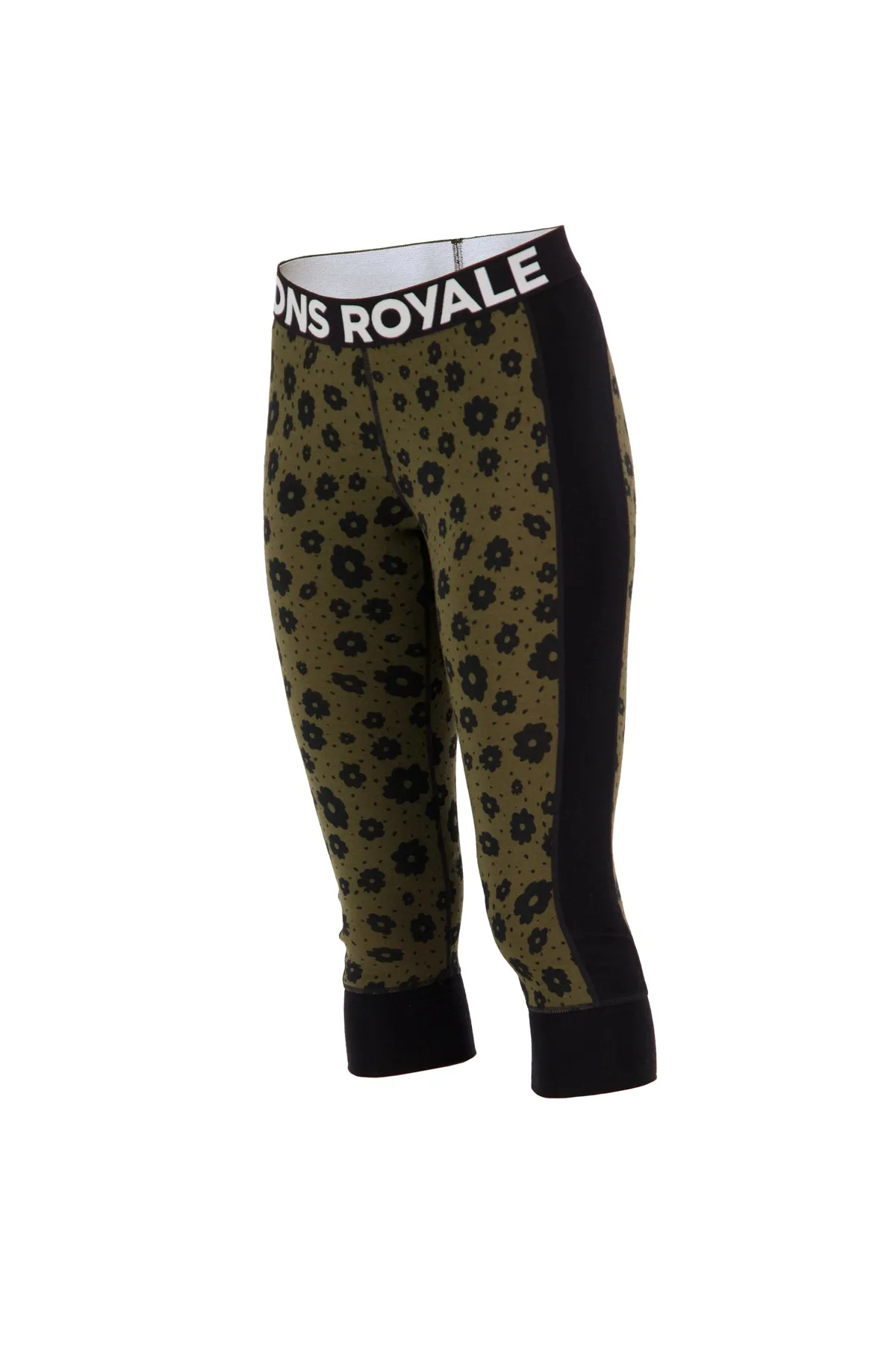 Mons Royale Cascade Flex 200 3/4 Legging Womens Aoraki Lily