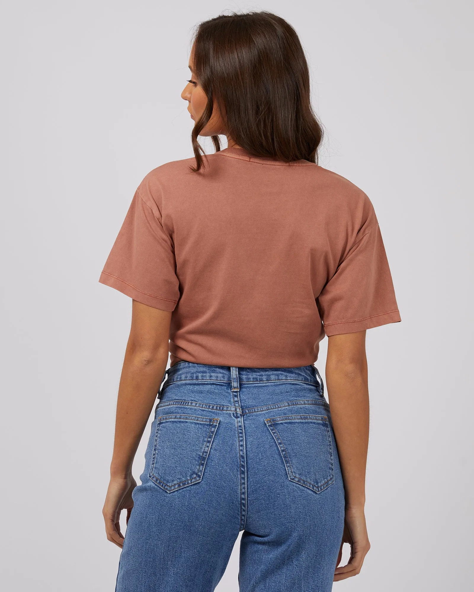 Paradox Tie Tee Terracotta