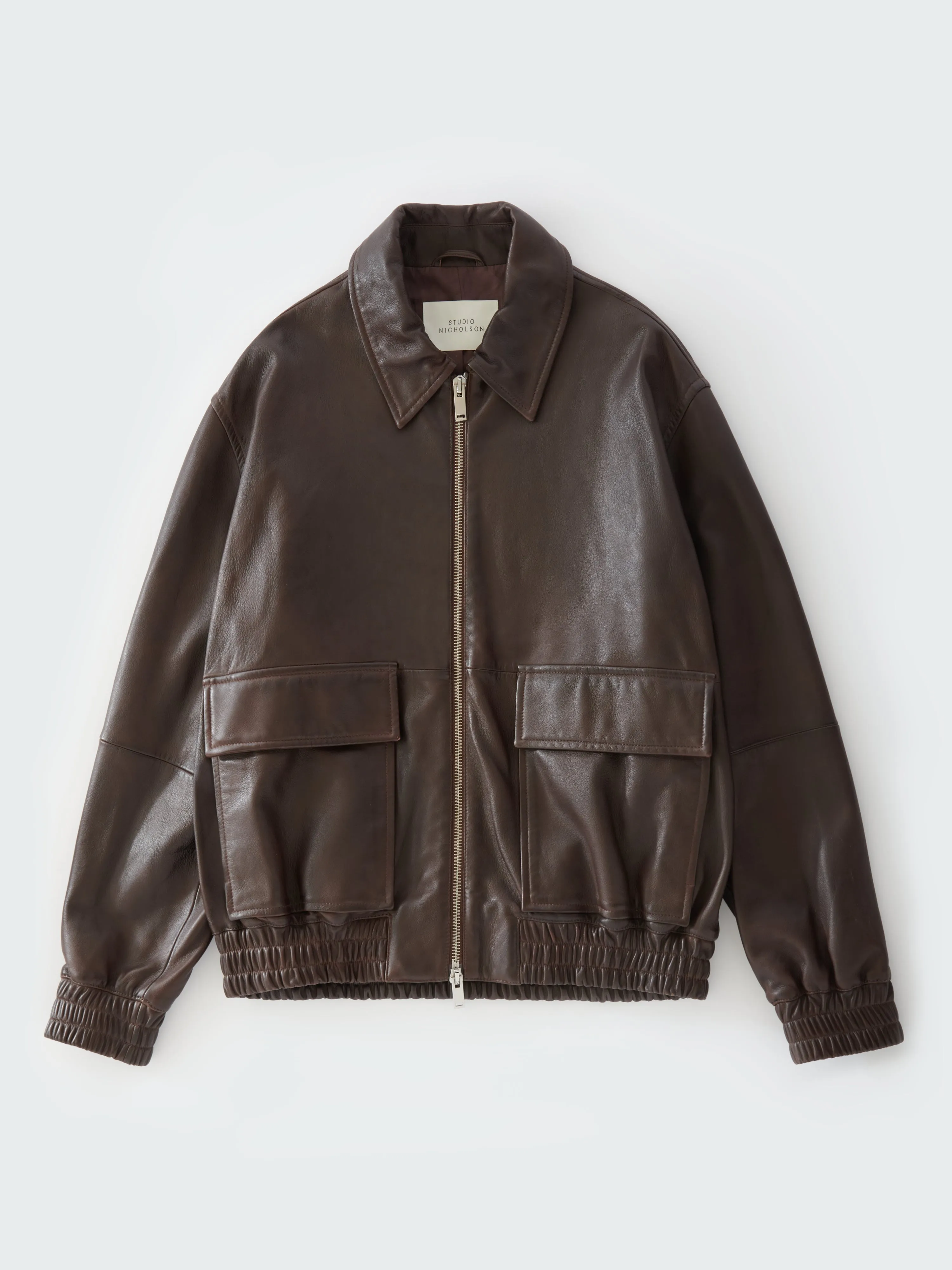 Piston Leather Jacket in Brown