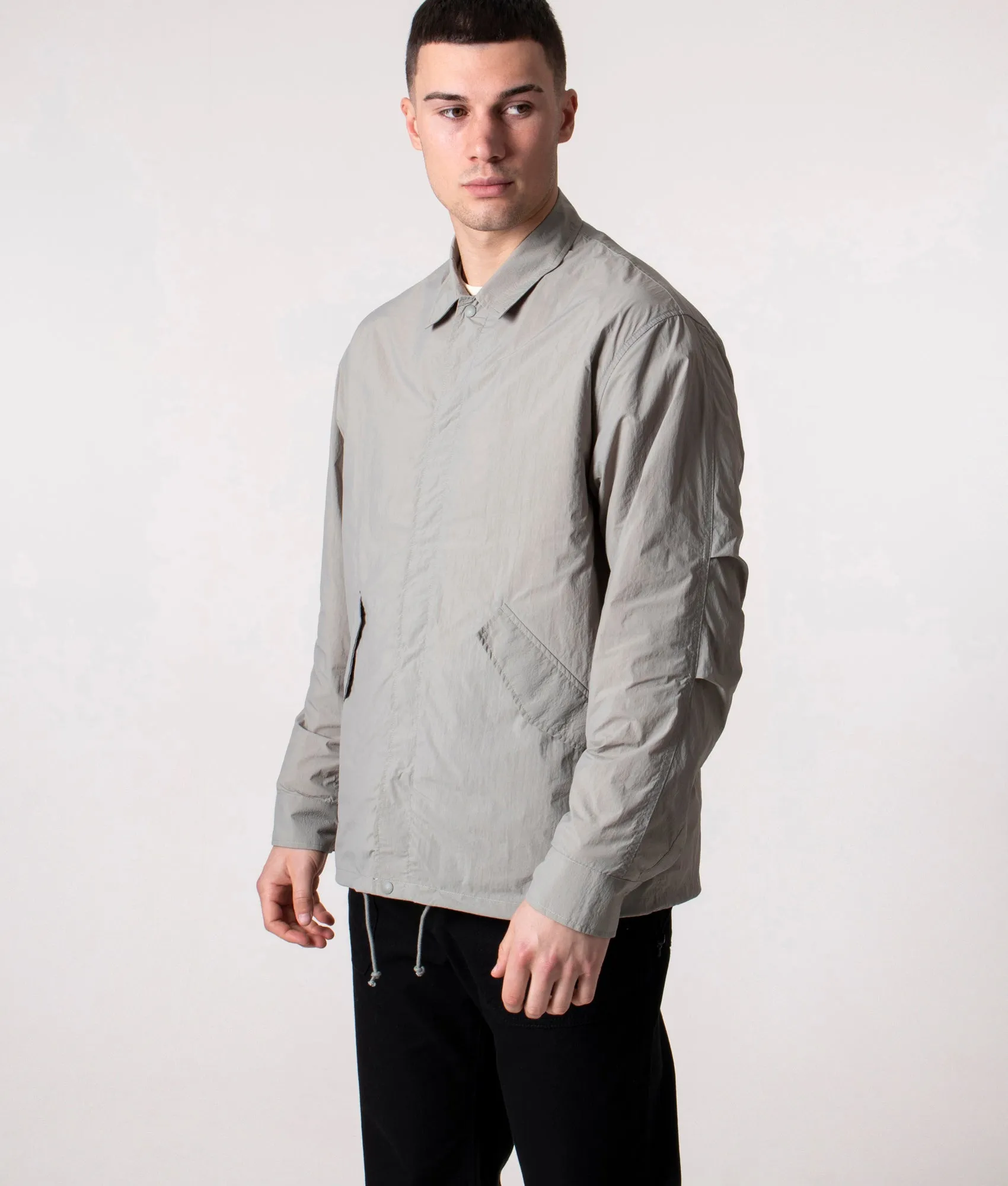 Relaxed Fit Fishtail Overshirt