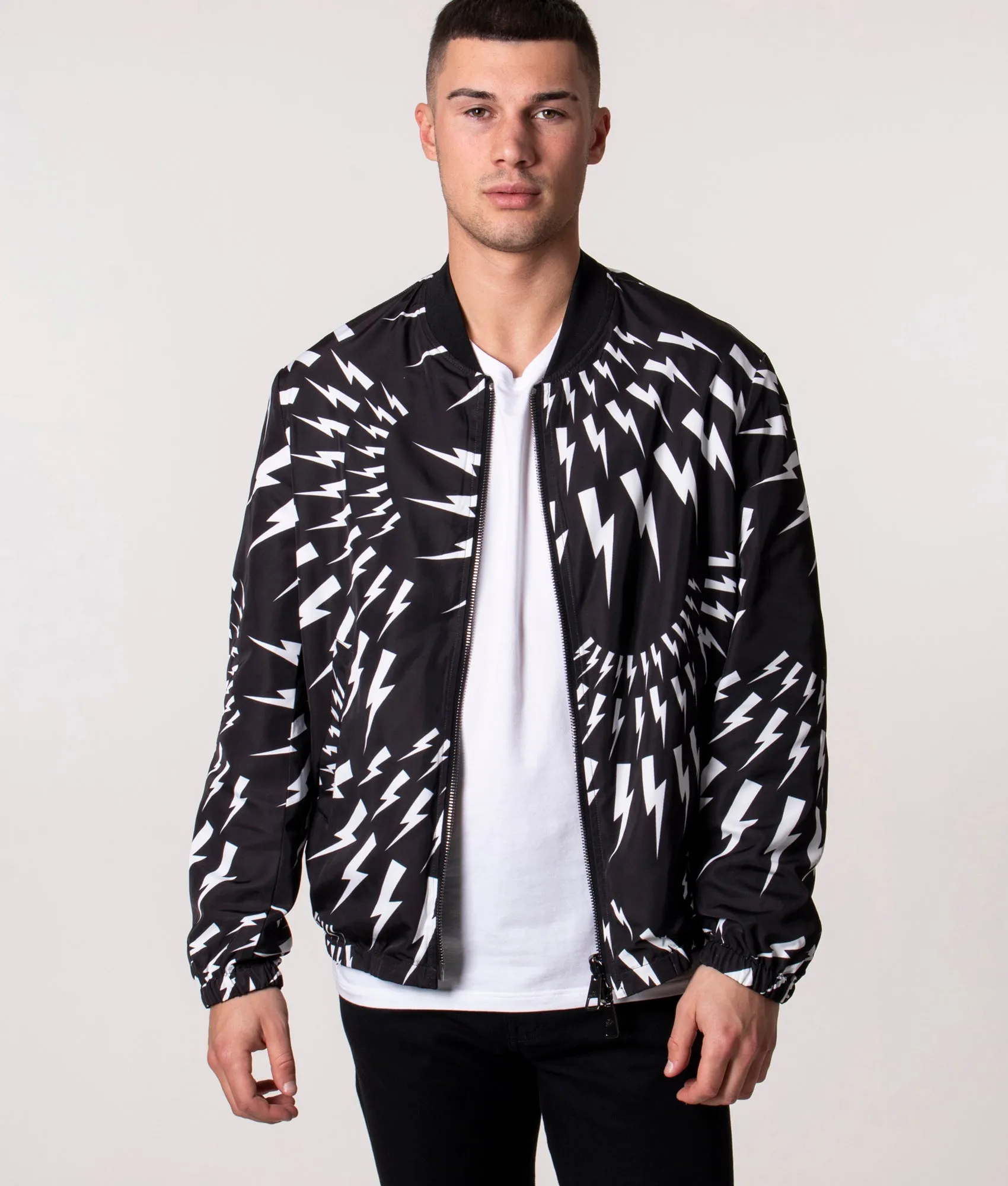 Relaxed Fit Reversible Bomber Jacket