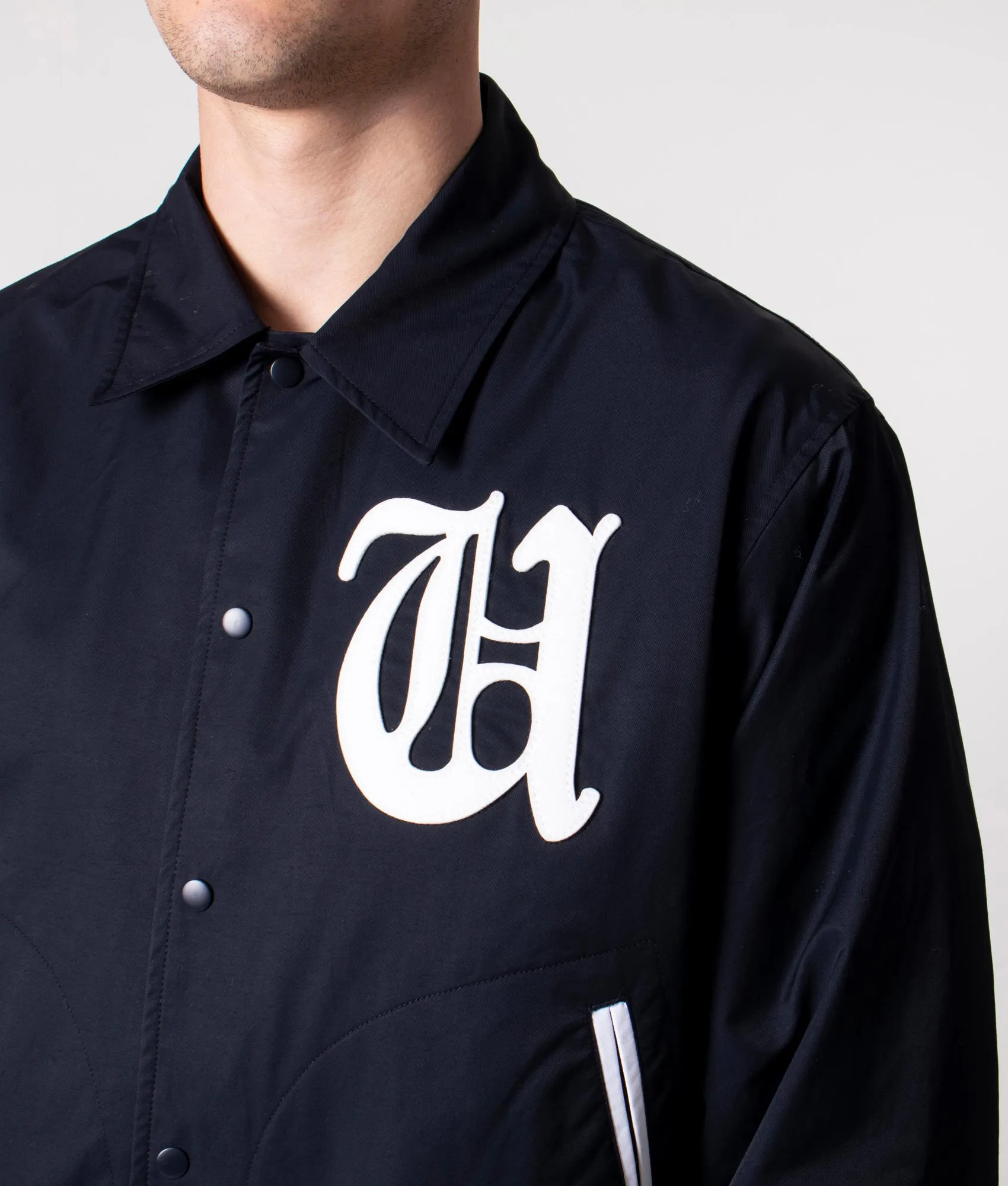 Relaxed Fit Varsity Bomber Jacket