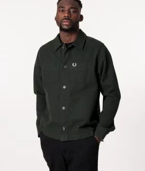 Relaxed Fit Wool Blend Overshirt