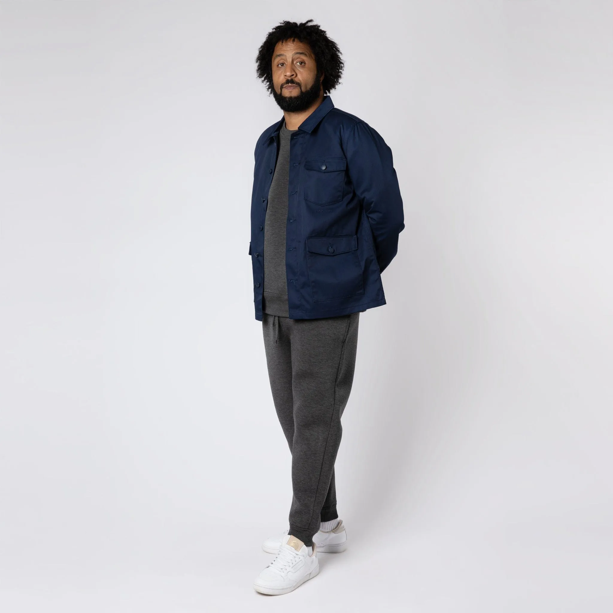 Relaxed Work Jacket Navy