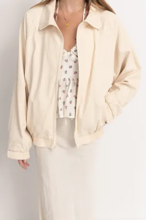 Rhythm Santa Monica Bomber Jacket - CREAM