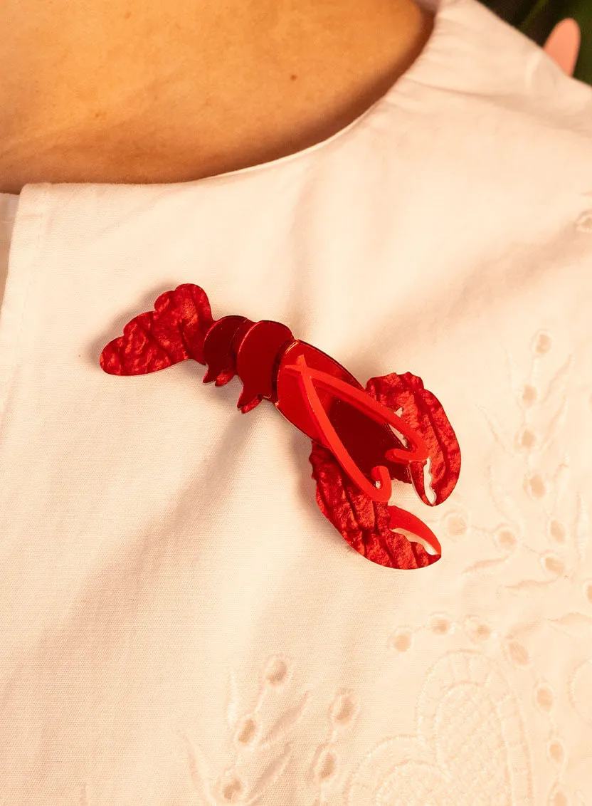 Rock Lobster Brooch