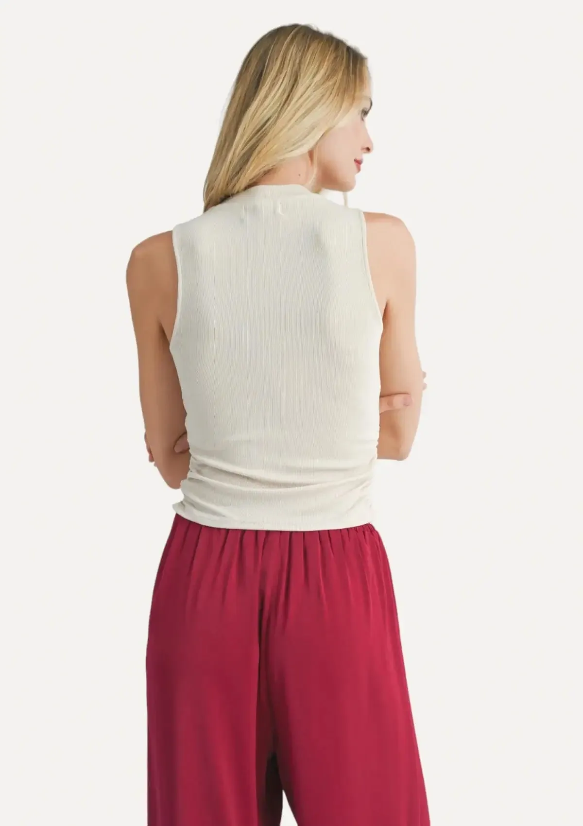 Ronan Knit Tank Top - Cream