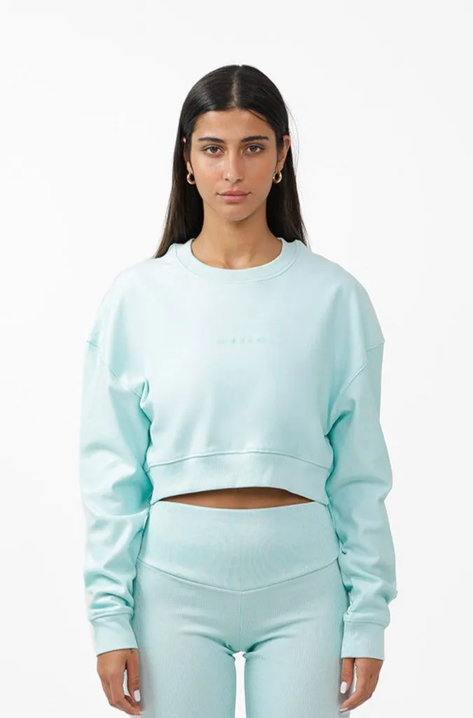 S2J032MI Oversized cropped sweatshirt