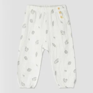 Smithie pants in ivory pinecones print