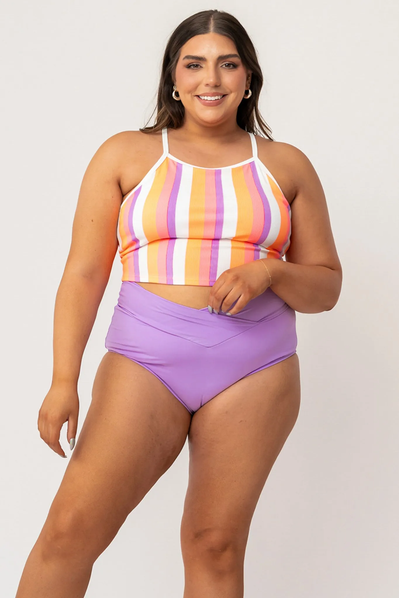 Sun Kissed Top | Sherbet Stripe