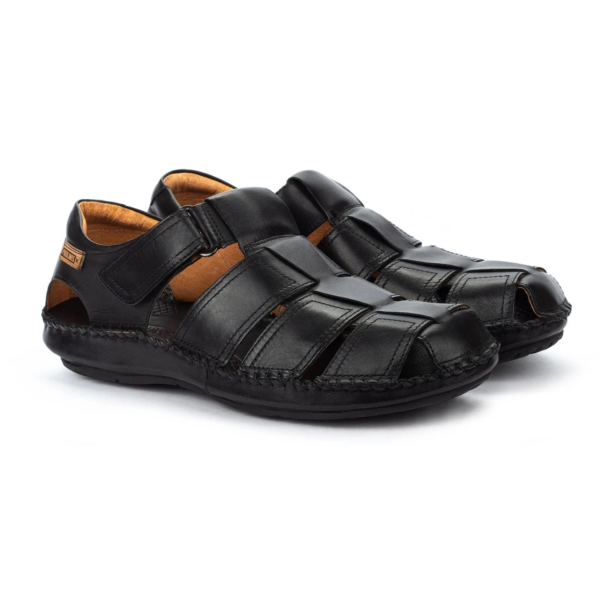 Certainly! Heres an optimized version of the product title with modifiers for an English-speaking e-commerce audience:

Elegant Black Tarifa Sandals by Pikolinos at Brandys Shoes