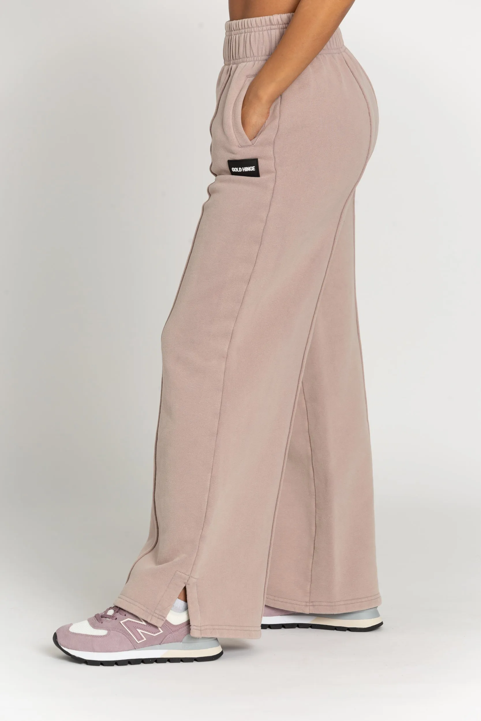 Taupe GH Seamed Sweatpants