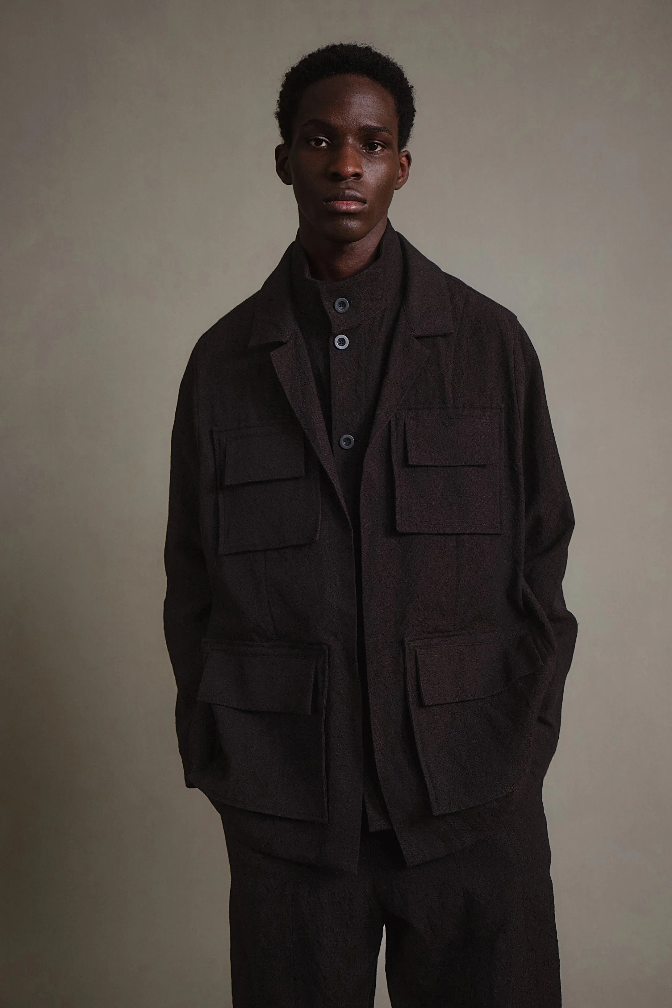 THE FORAGER JACKET / TEXTURED CANVAS UMBER