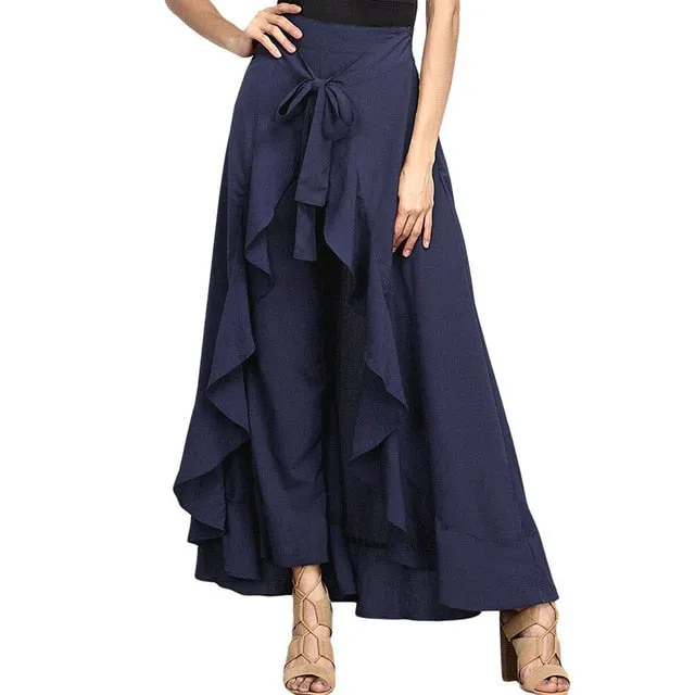 Trendy Causal Loose Skirt Pants