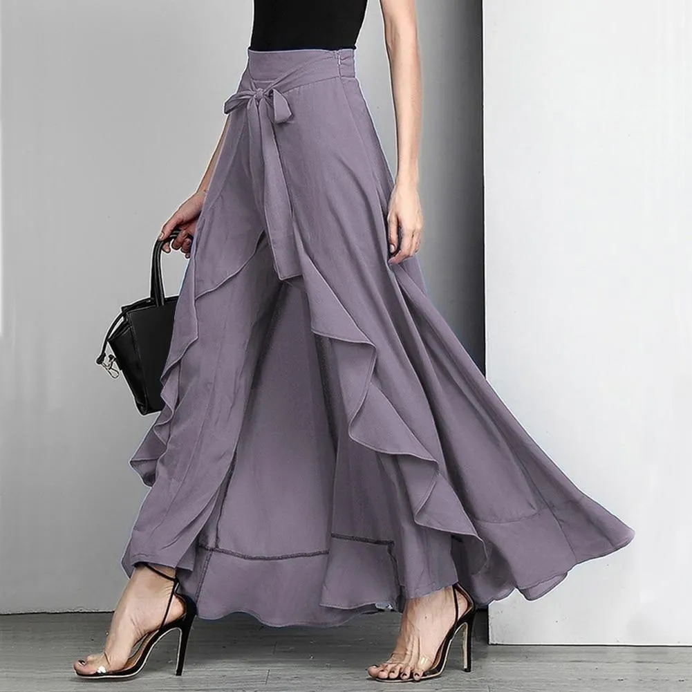 Trendy Causal Loose Skirt Pants