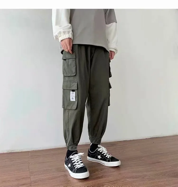 Trendy Multi-pocket Casual Pants Men